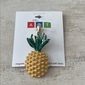 Roman Pineapple Pendant. Wearable art